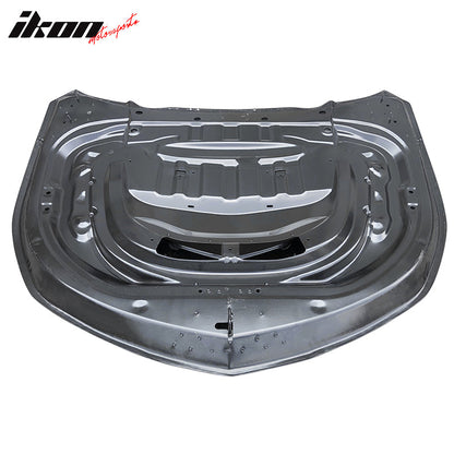 2016-2024 Chevy Camaro ZL1 Black Car Hood Guards Aluminum CF