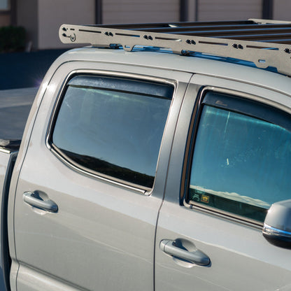 2016-Up Toyota Tacoma Double Cab Window Visors Wind Deflectors Rain Guards