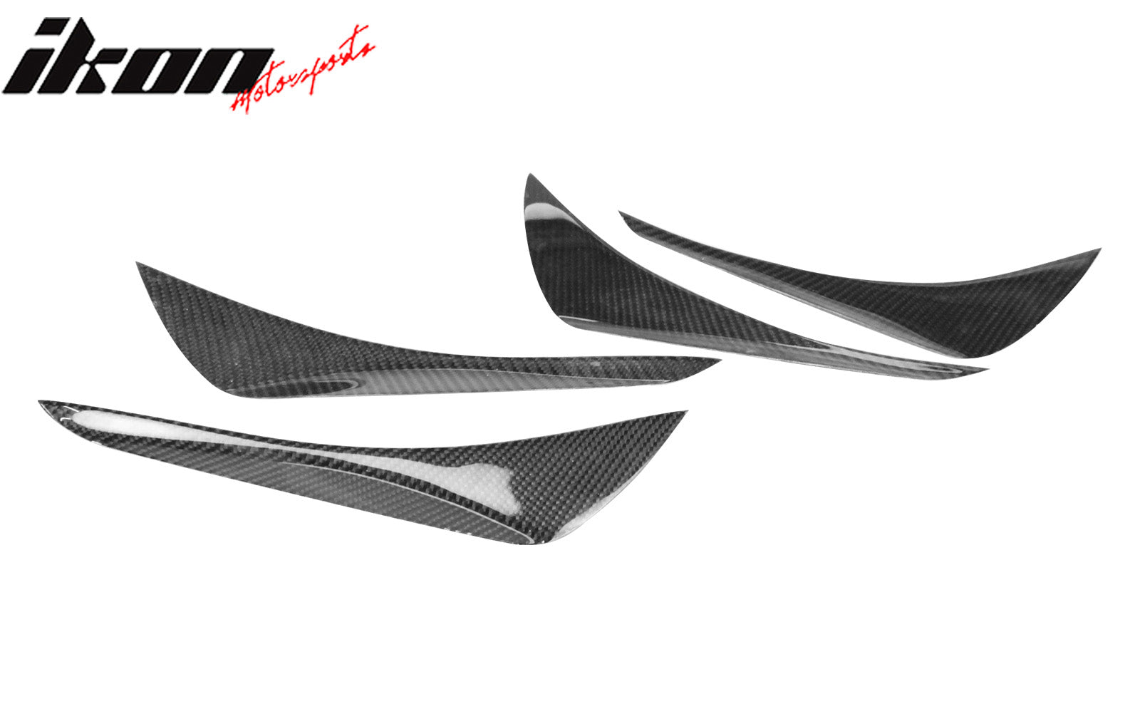 2017-2020 Subaru BRZ Toyota 86 GT86 Front Bumper Canards Carbon Fiber
