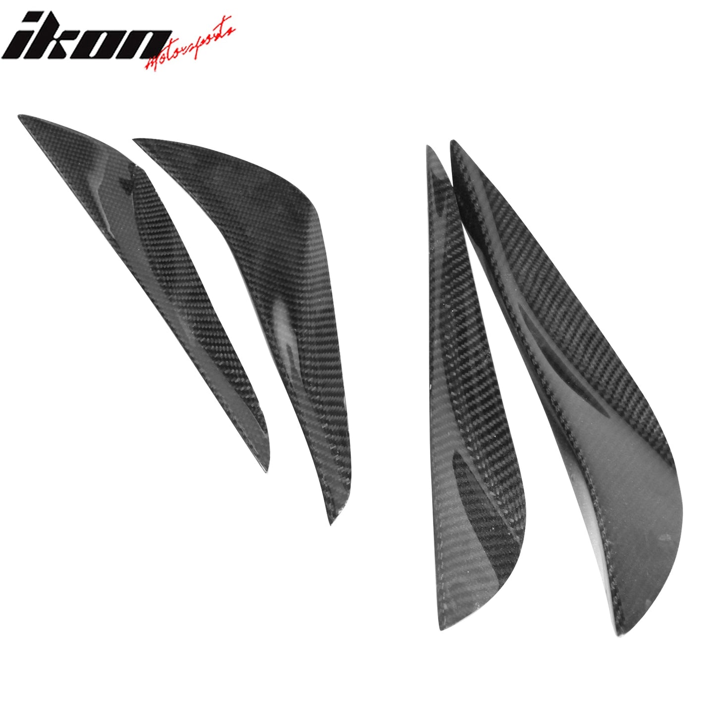 2017-2020 Subaru BRZ Toyota 86 GT86 Front Bumper Canards Carbon Fiber