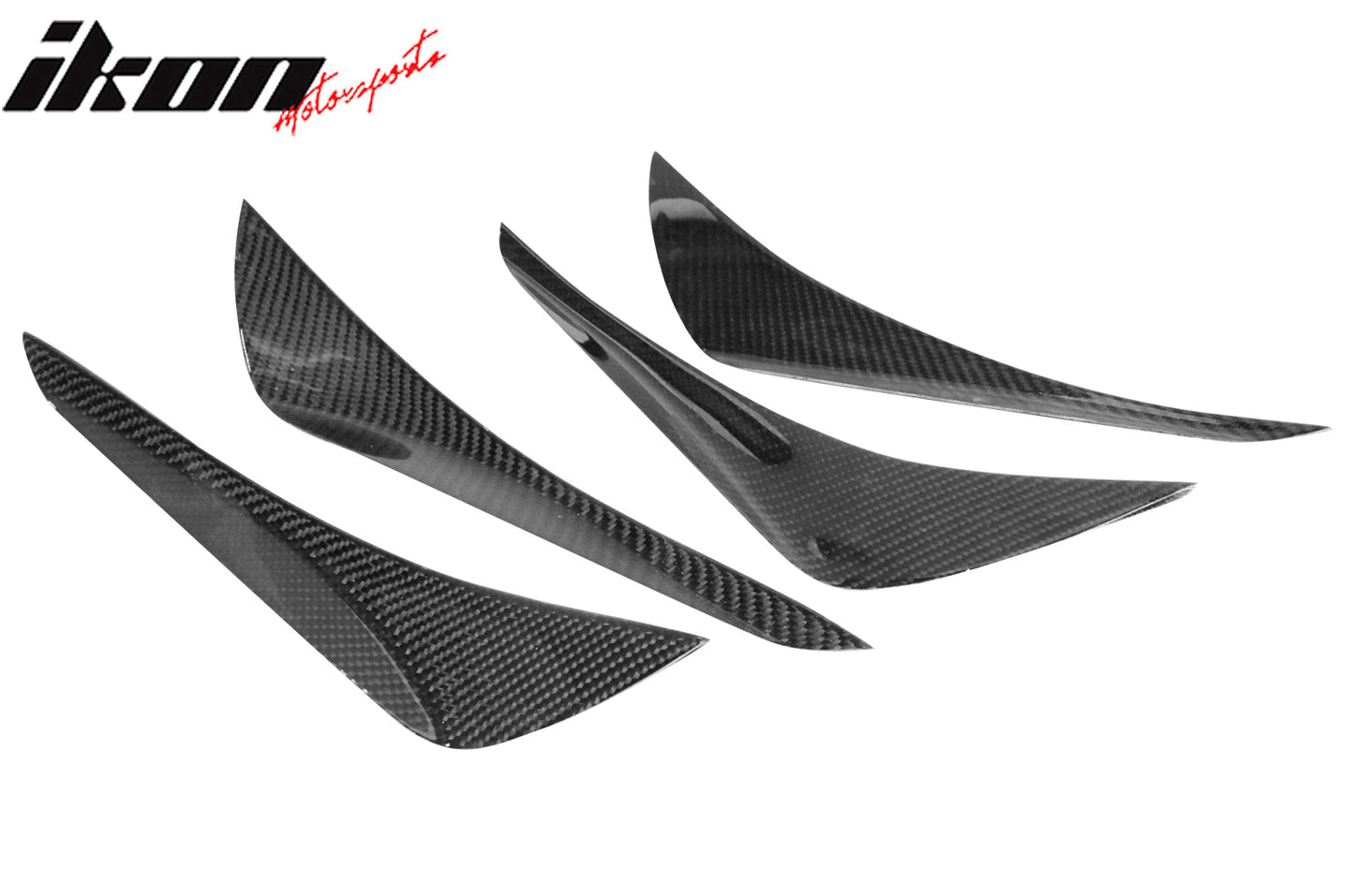 2017-2020 Subaru BRZ Toyota 86 GT86 Front Bumper Canards Carbon Fiber