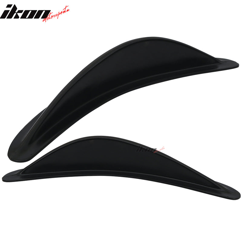 2018-2021 Subaru WRX STI WRC Style 2PC Front Bumper Canards PU