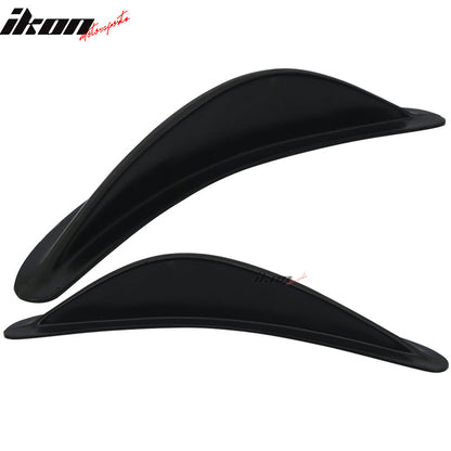 2018-2021 Subaru WRX STI WRC Style 2PC Front Bumper Canards PU