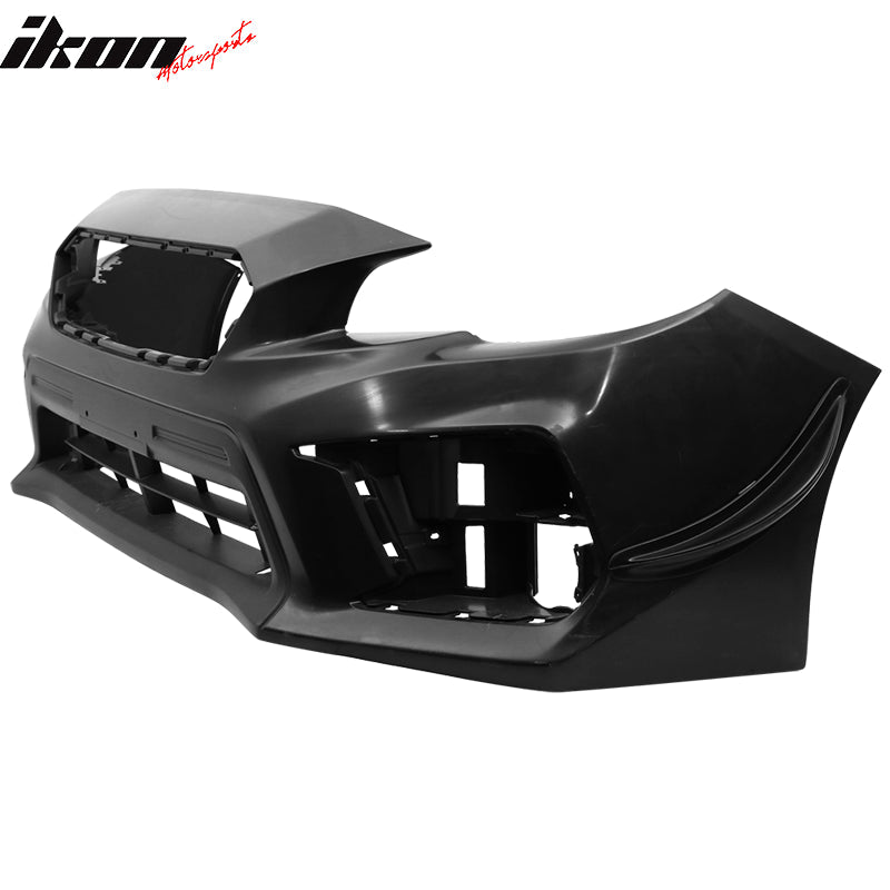 2018-2021 Subaru WRX STI WRC Style 2PC Front Bumper Canards PU