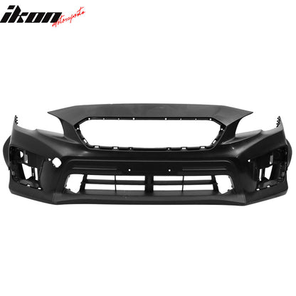 2018-2021 Subaru WRX STI WRC Style 2PC Front Bumper Canards PU
