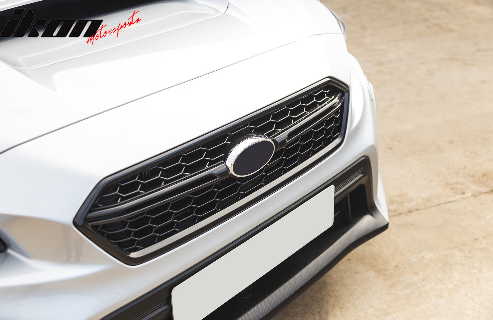 2018-2021 Subaru WRX Gloss Black STI Style Front Bumper Grille ABS