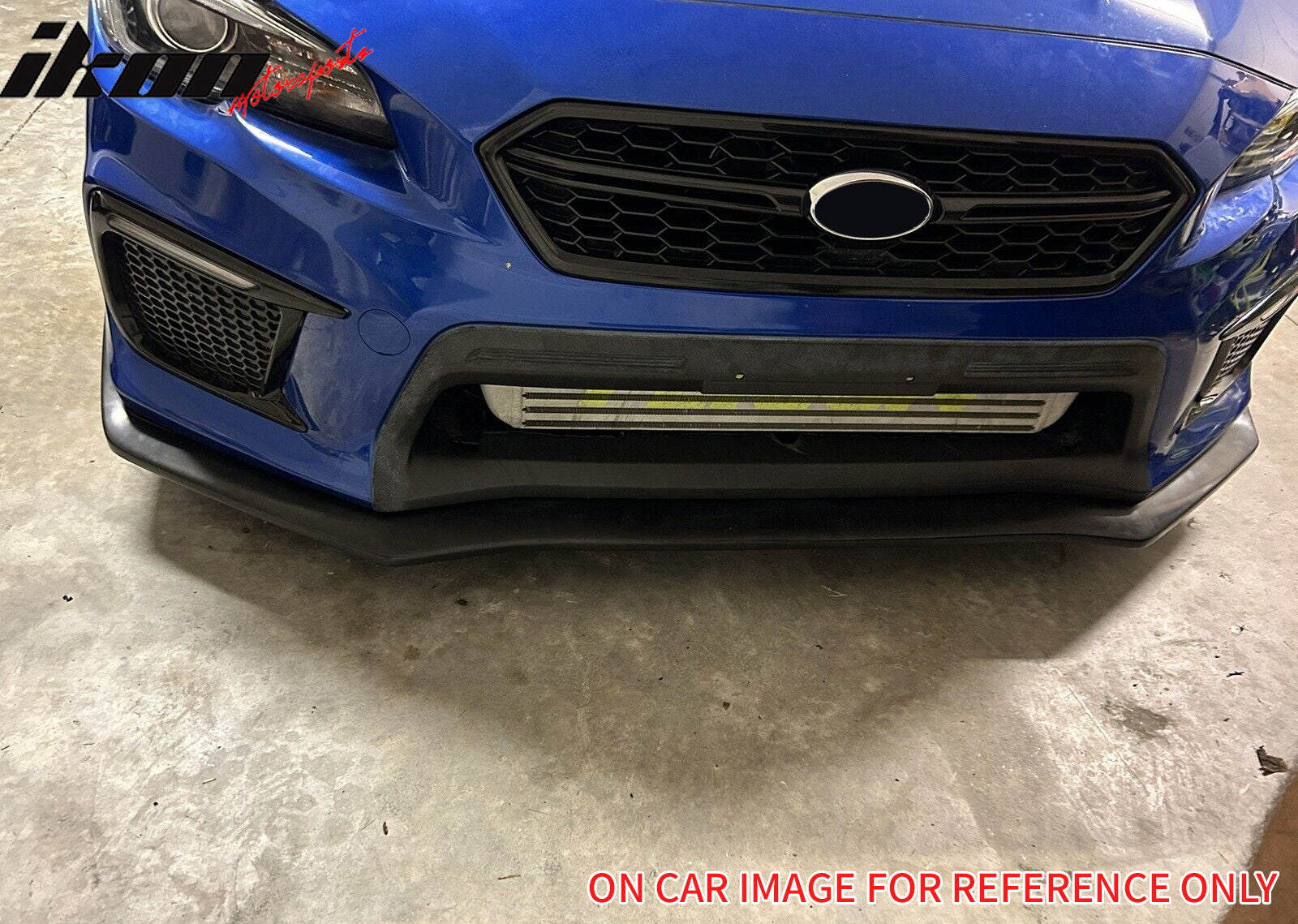 2018-2021 Subaru WRX Gloss Black W/ Red STI Style Front Grille ABS