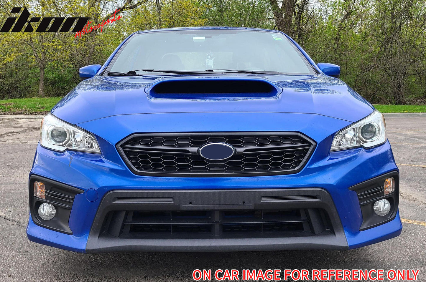 2018-2021 Subaru WRX Gloss Black W/ Red STI Style Front Grille ABS