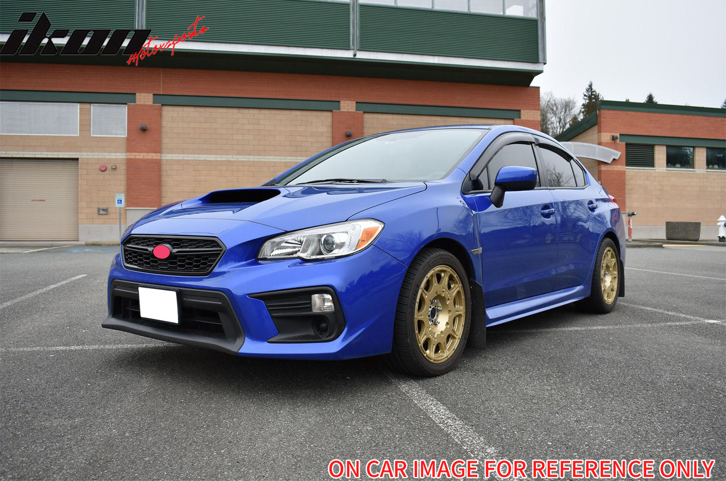 2018-2021 Subaru WRX Gloss Black W/ Red STI Style Front Grille ABS
