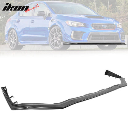 2018-2021 Subaru WRX STI Style Unpainted 3PC Front Bumper Lip Chin ABS