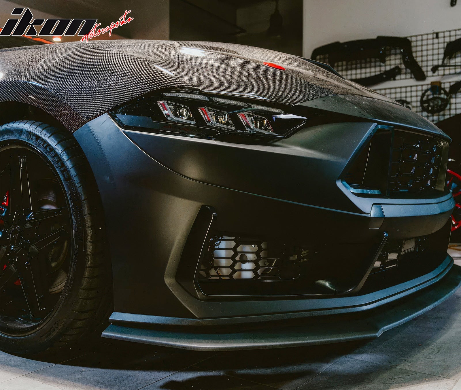 2018-2023 Ford Mustang Dark Horse Style Front Bumper Conversion Kit PP