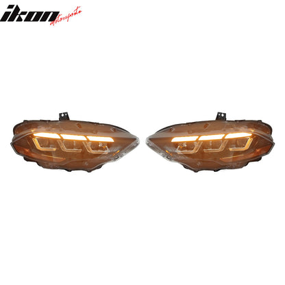 2018-2023 Ford Mustang Mach 1 Front Bumper Cover LED Grille Headlights