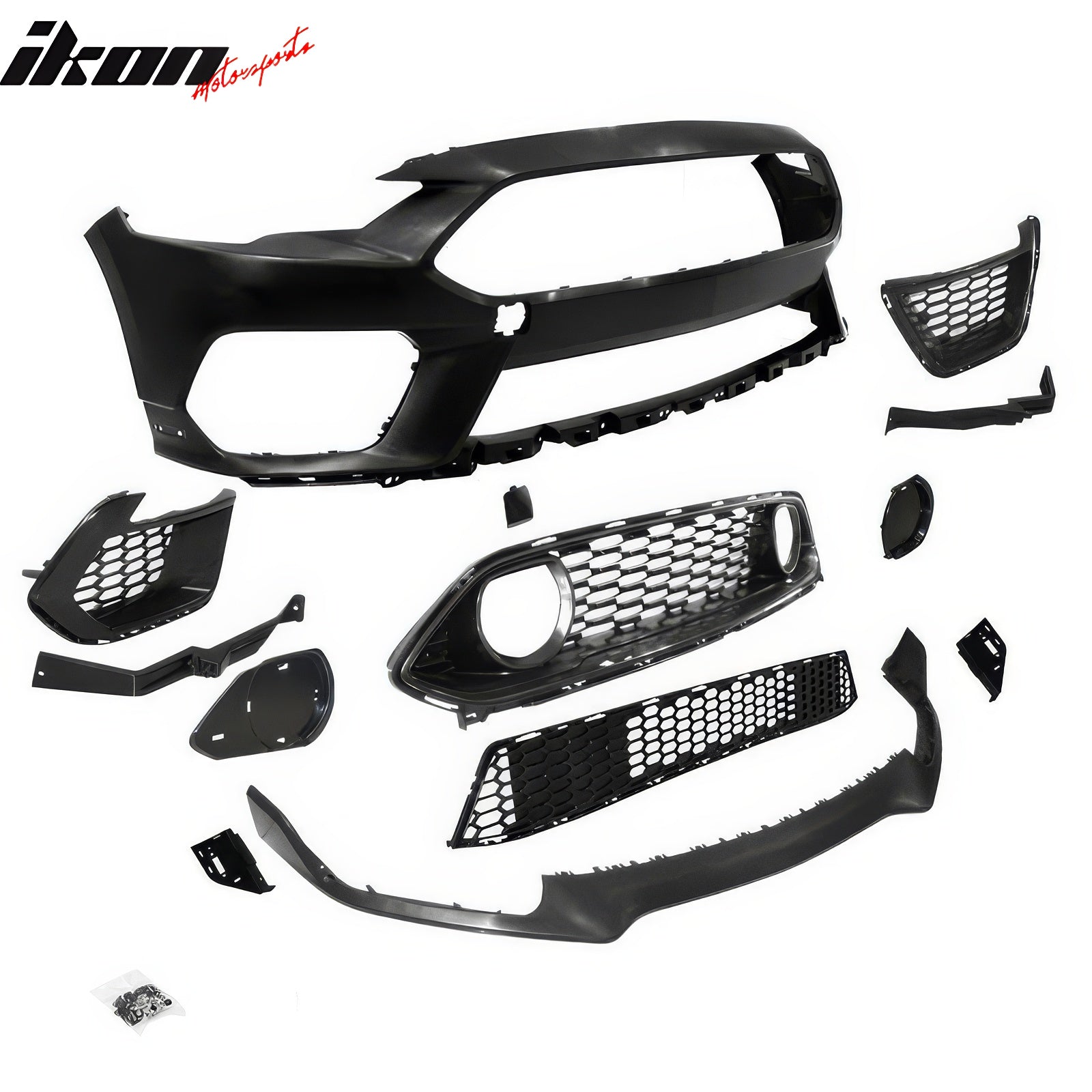 2018-2023 Ford Mustang Mach 1 Front Bumper Cover 24+ Headlights W/ Lip