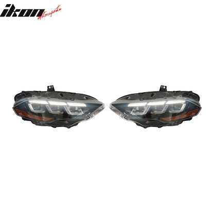 2018-2023 Ford Mustang Mach 1 Front Bumper Cover LED Headlights W/ Lip