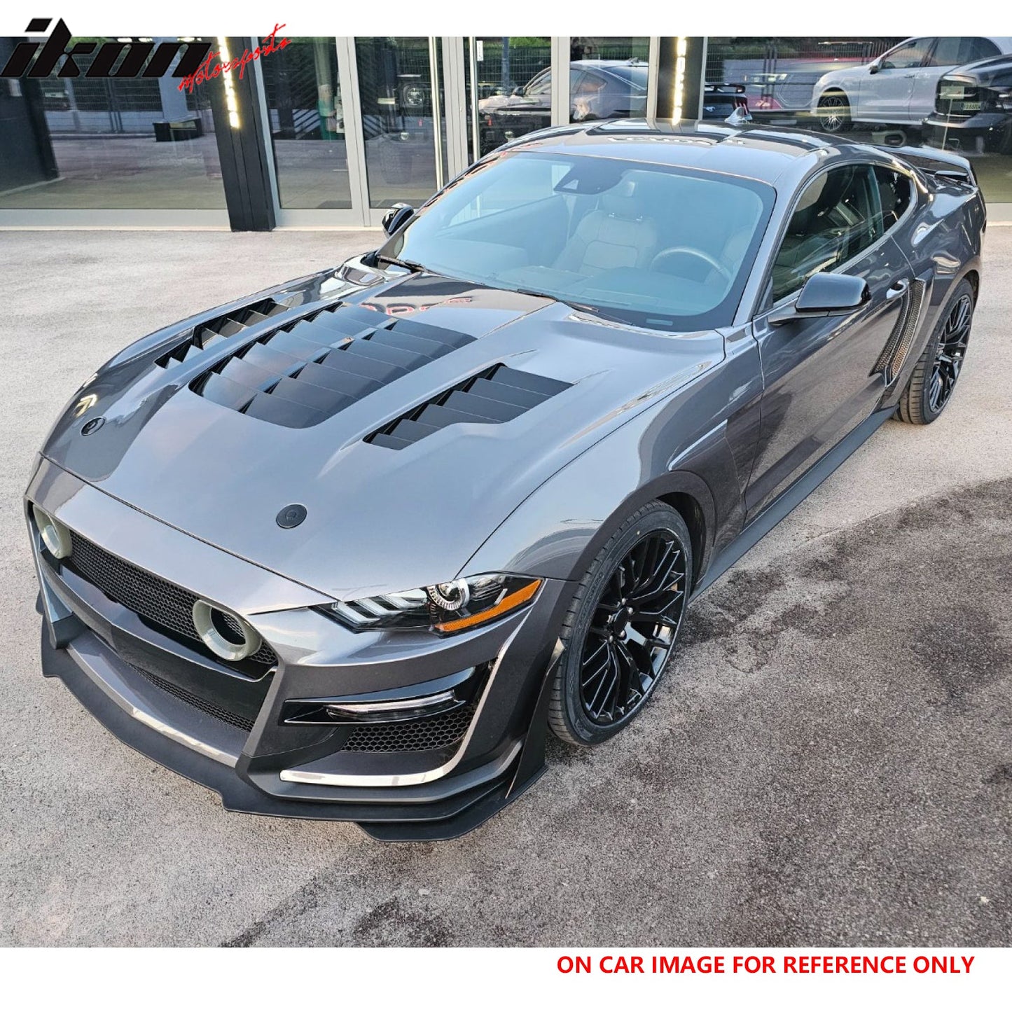 2018-2023 Ford Mustang GT500KR Style Front Hood Engine Bonnet Aluminum