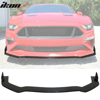2018-2023 Ford Mustang EcoBoost GT IKON Front Bumper Lip Spoiler PU