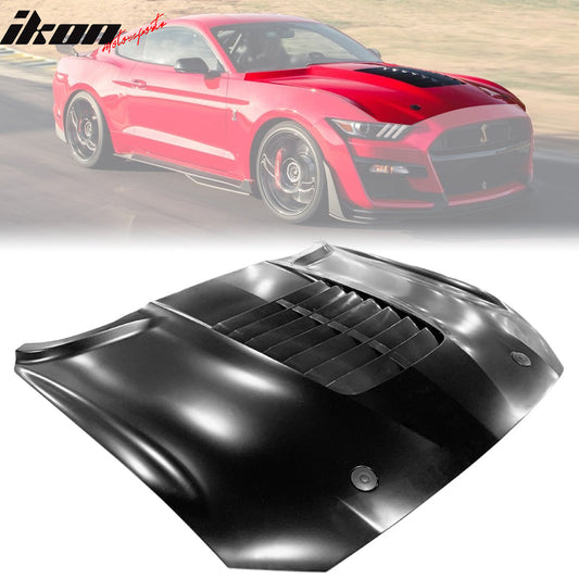 2018-2023 Ford Mustang Hood GT500 Style Unpainted Car Hood Aluminum