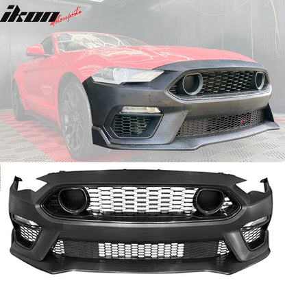 2018-2023 Ford Mustang Mach 1 Style Unpainted Front Bumper Cover PP