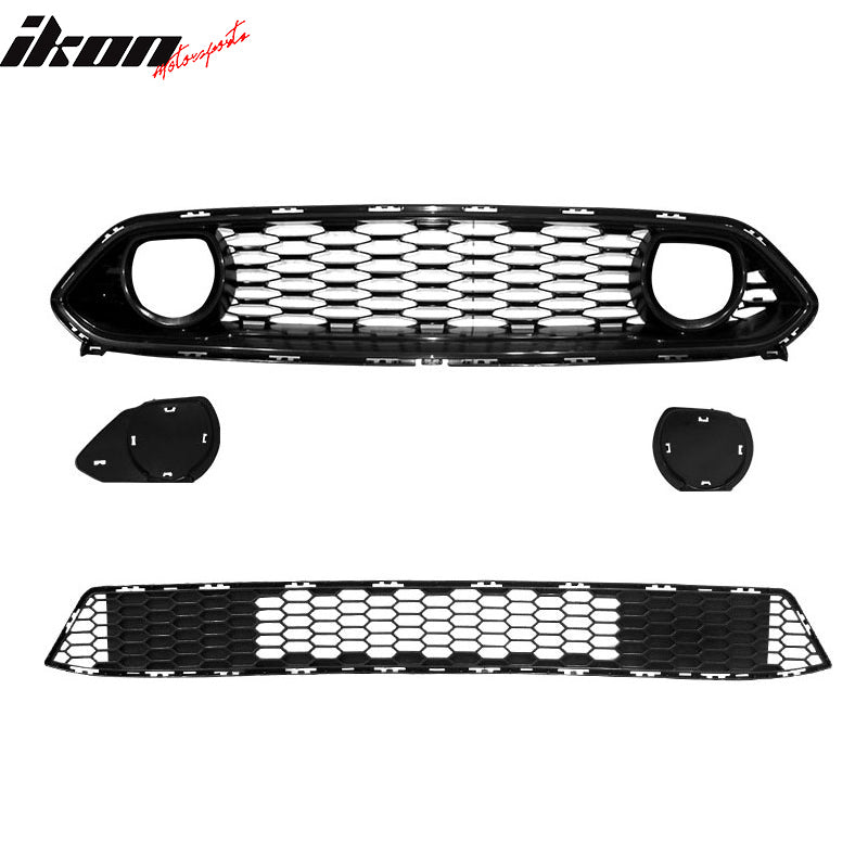 2018-2023 Ford Mustang Mach 1 Style Unpainted Front Bumper Cover PP