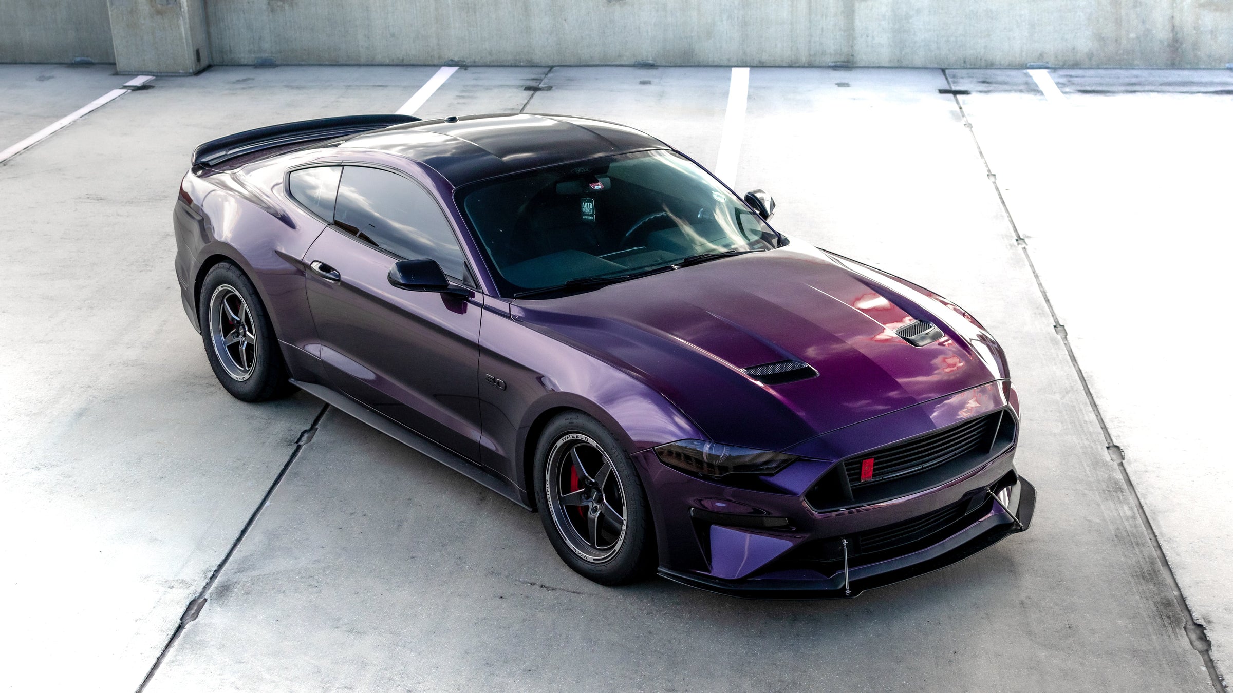 2018-2023 Ford Mustang Front Splitter (Ecoboost, Ecoboost PP, GT Non-Performance Package) - LVA