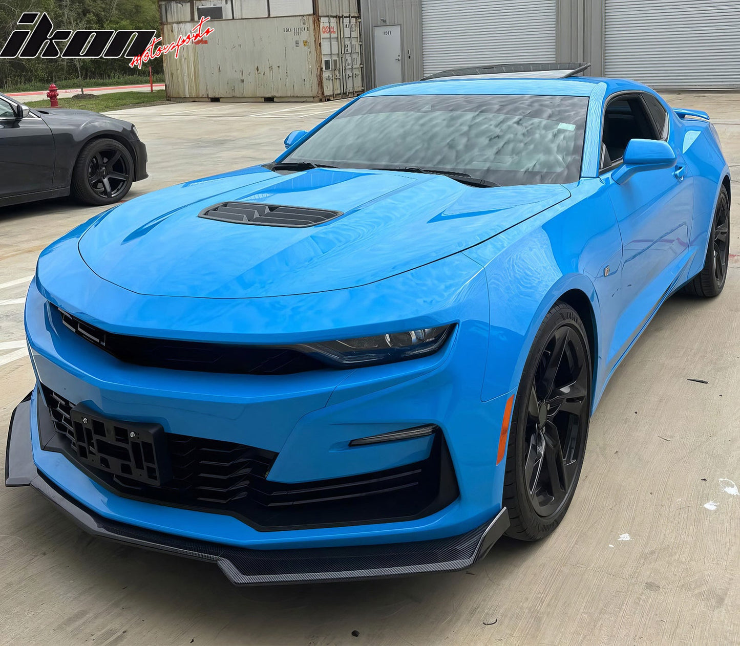 2019-2024 Chevy Camaro SS Front Bumper LED DRL Carbon Fiber Print Lip