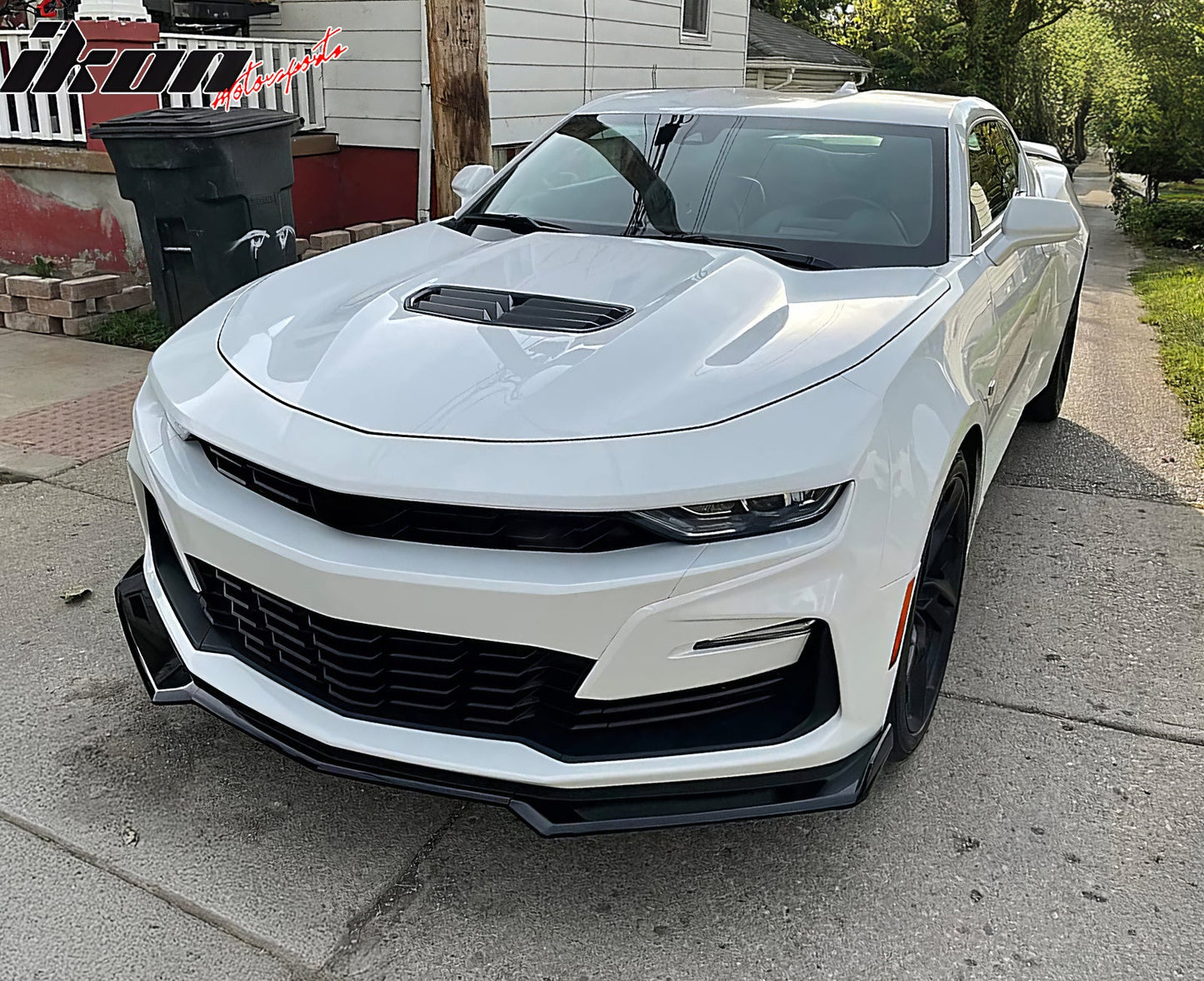2019-2024 Chevy Camaro SS Unpainted Front Bumper Turn Signal Gloss Black Lip