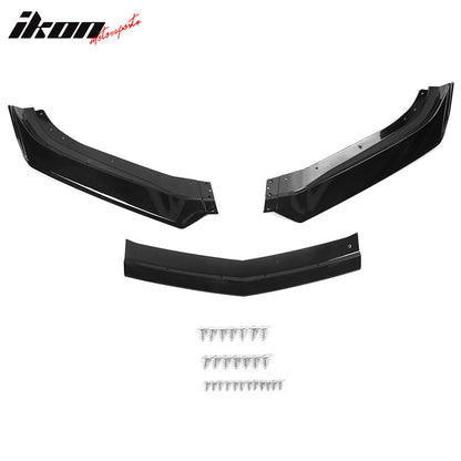 2019-2024 Chevy Camaro SS Unpainted Front Bumper Turn Signal Gloss Black Lip