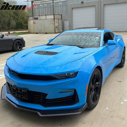 2019-2024 Chevy Camaro Front Bumper Turn Signal Carbon Fiber Print Lip