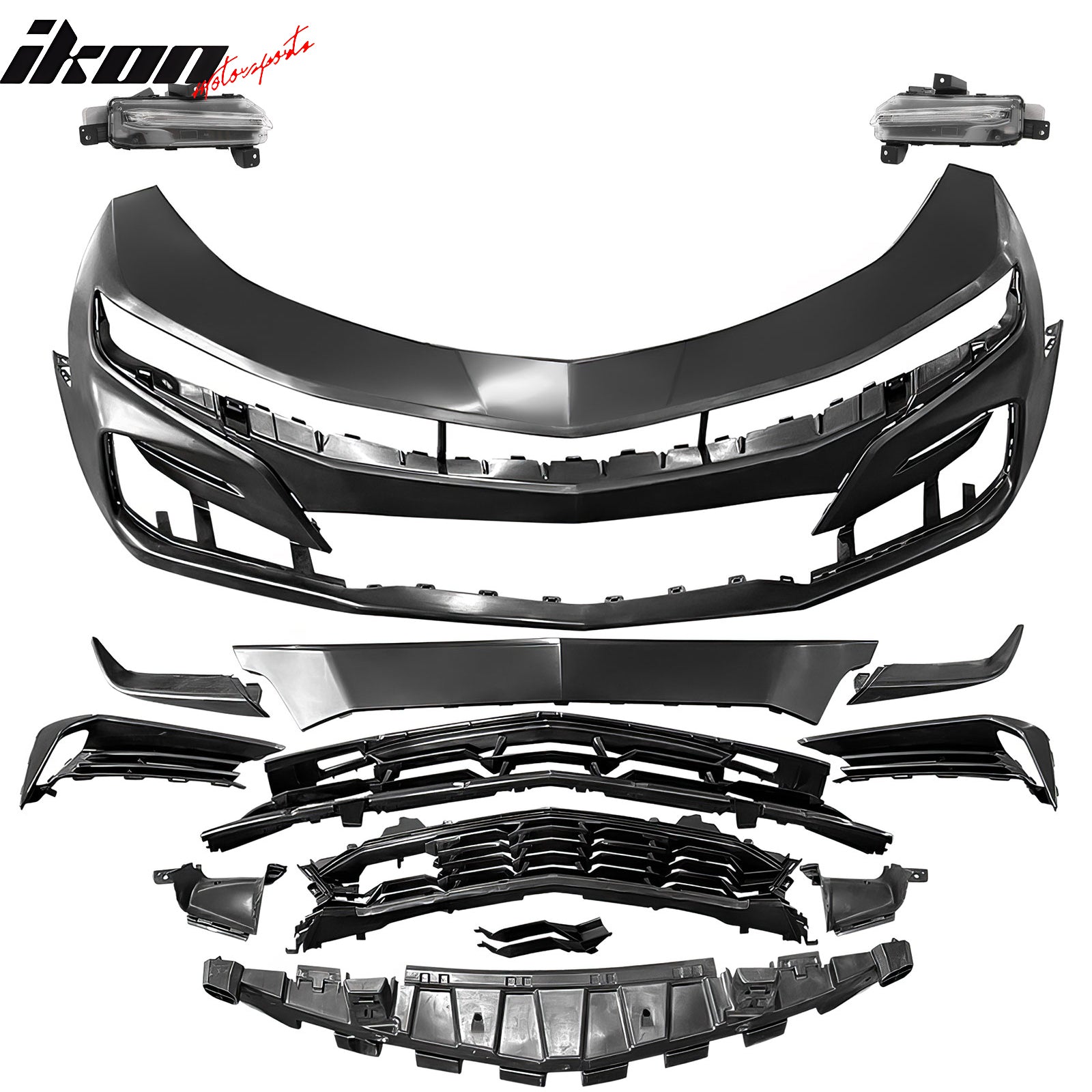 2019-2024 Chevy Camaro SS Unpainted Front Bumper Cover DRL Turn Signal
