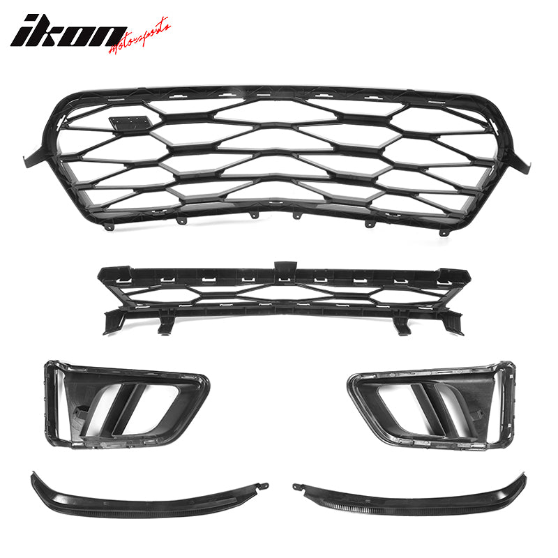 2019-2024 Chevy Camaro Unpainted ZL1 Style Front Bumper Cover + Canard