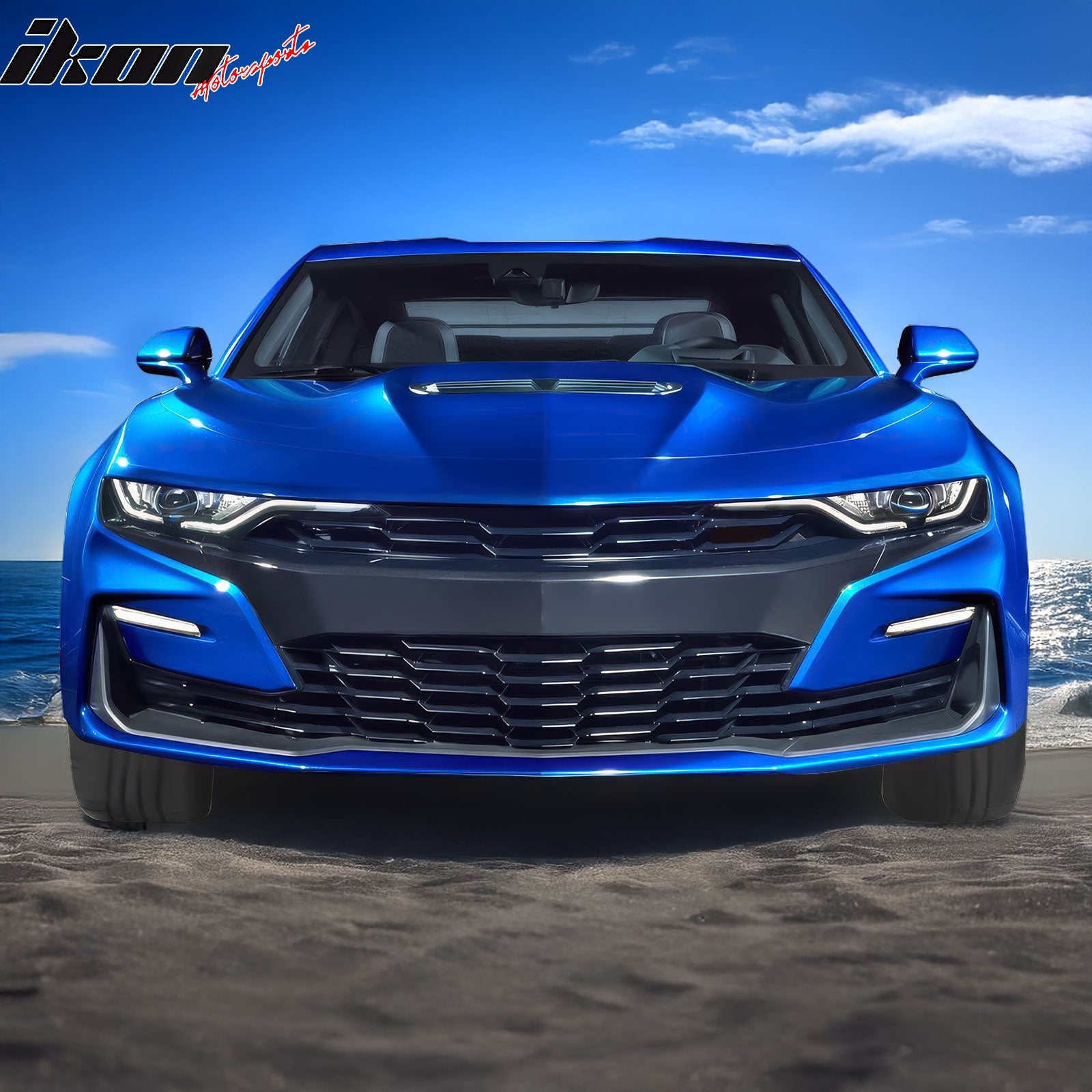 2019-2024 Chevy Camaro SS Unpainted Front Bumper Daytime Running Light