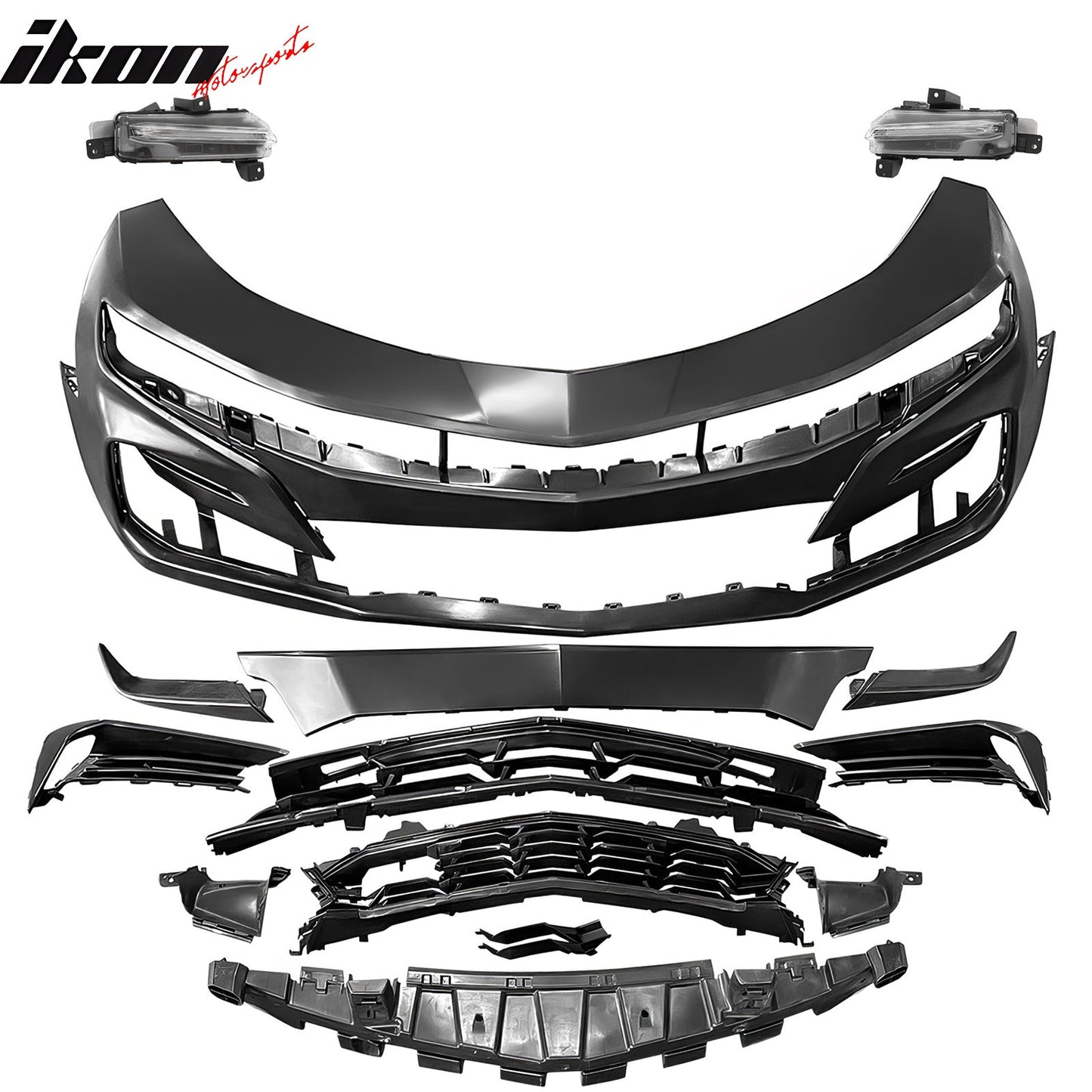 2019-2024 Chevy Camaro SS Unpainted Front Bumper Daytime Running Light
