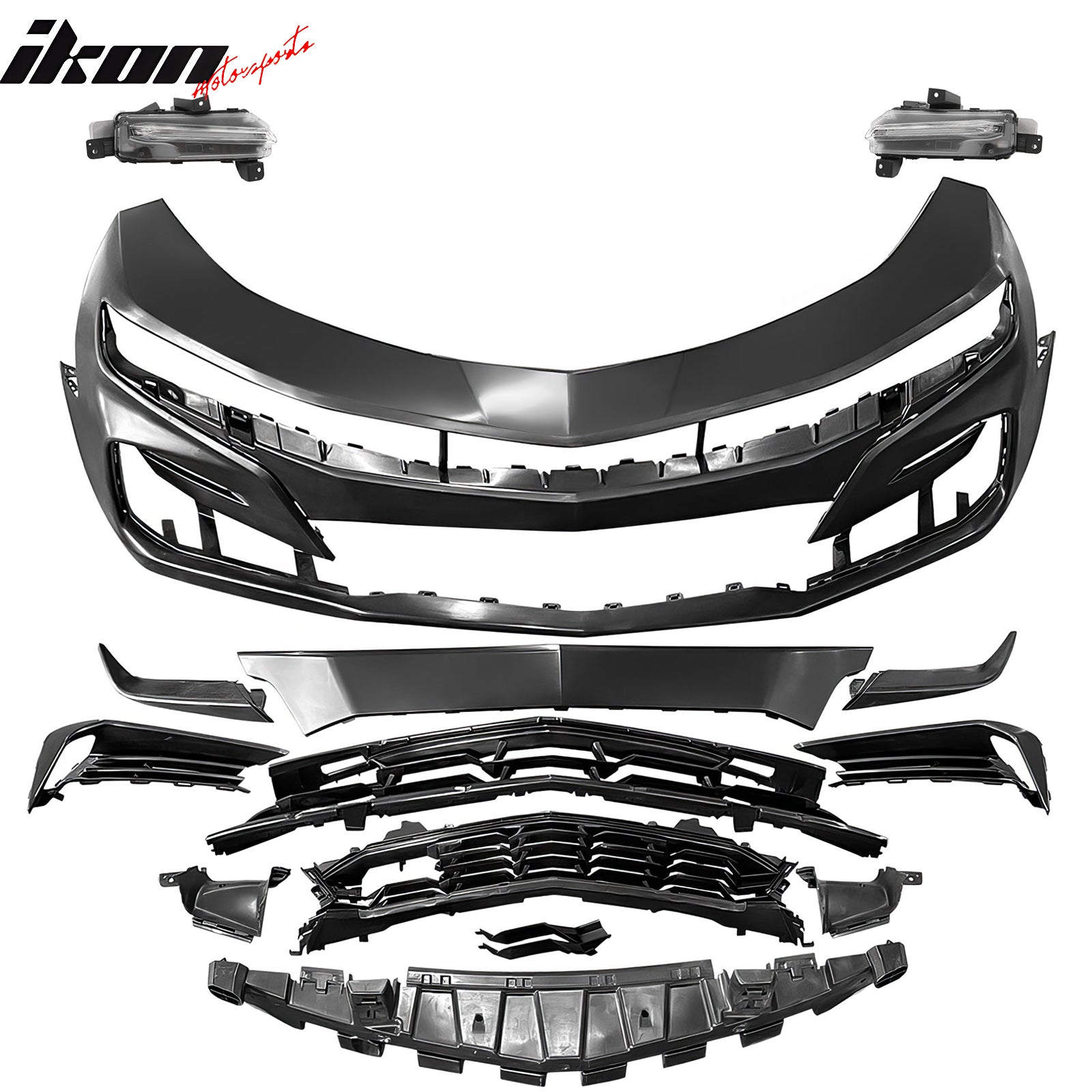 2019-2024 Chevy Camaro SS Unpainted Front Bumper Daytime Running Light