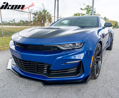 2019-2024 Chevy Camaro SS Unpainted Front Bumper DRL Matte Black Lip