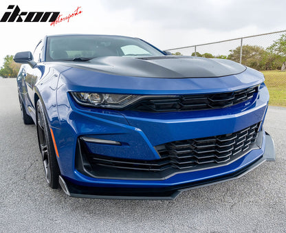 2019-2024 Chevy Camaro SS Unpainted Front Bumper Turn Signal Matte Black Lip