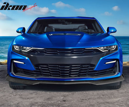 2019-2024 Chevy Camaro SS Unpainted Front Bumper Turn Signal Matte Black Lip