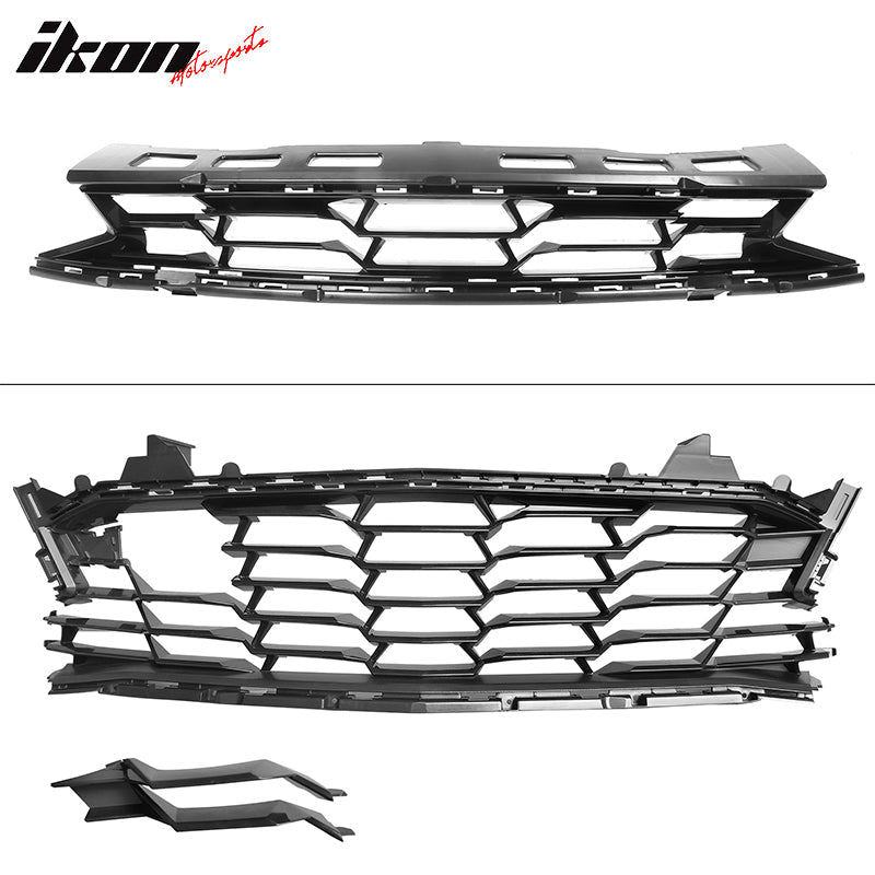 2019-2024 Chevy Camaro SS Front Bumper Turn Signal DRL Matte Black Lip