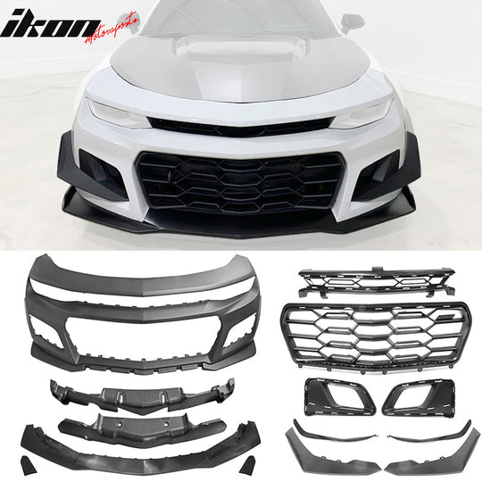 2019-2024 Camaro ZL1 1LE Style Style Unpainted Front Bumper Cover PP