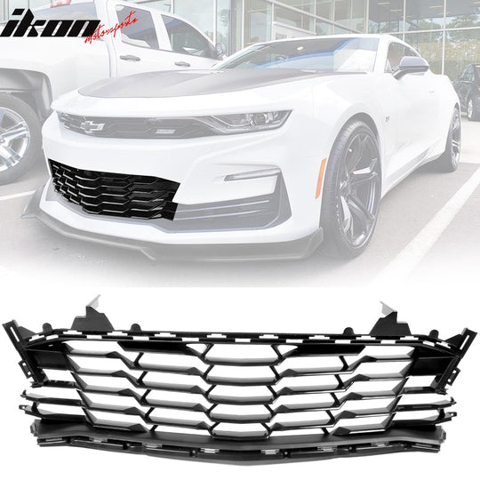 2019-2024 Chevy Camaro SS Models Only Black Front Bumper Lower Grille ABS