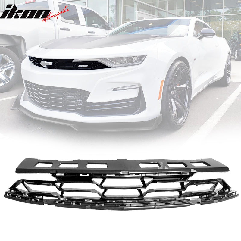 2019-2024 Chevy Camaro SS Models Only Front Bumper Upper Grille Guard ABS