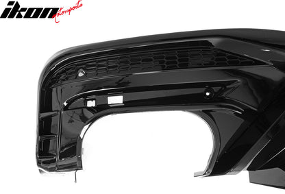 2024-2026 Ford Mustang Rear Bumper Diffuser Competition Style Gloss Black