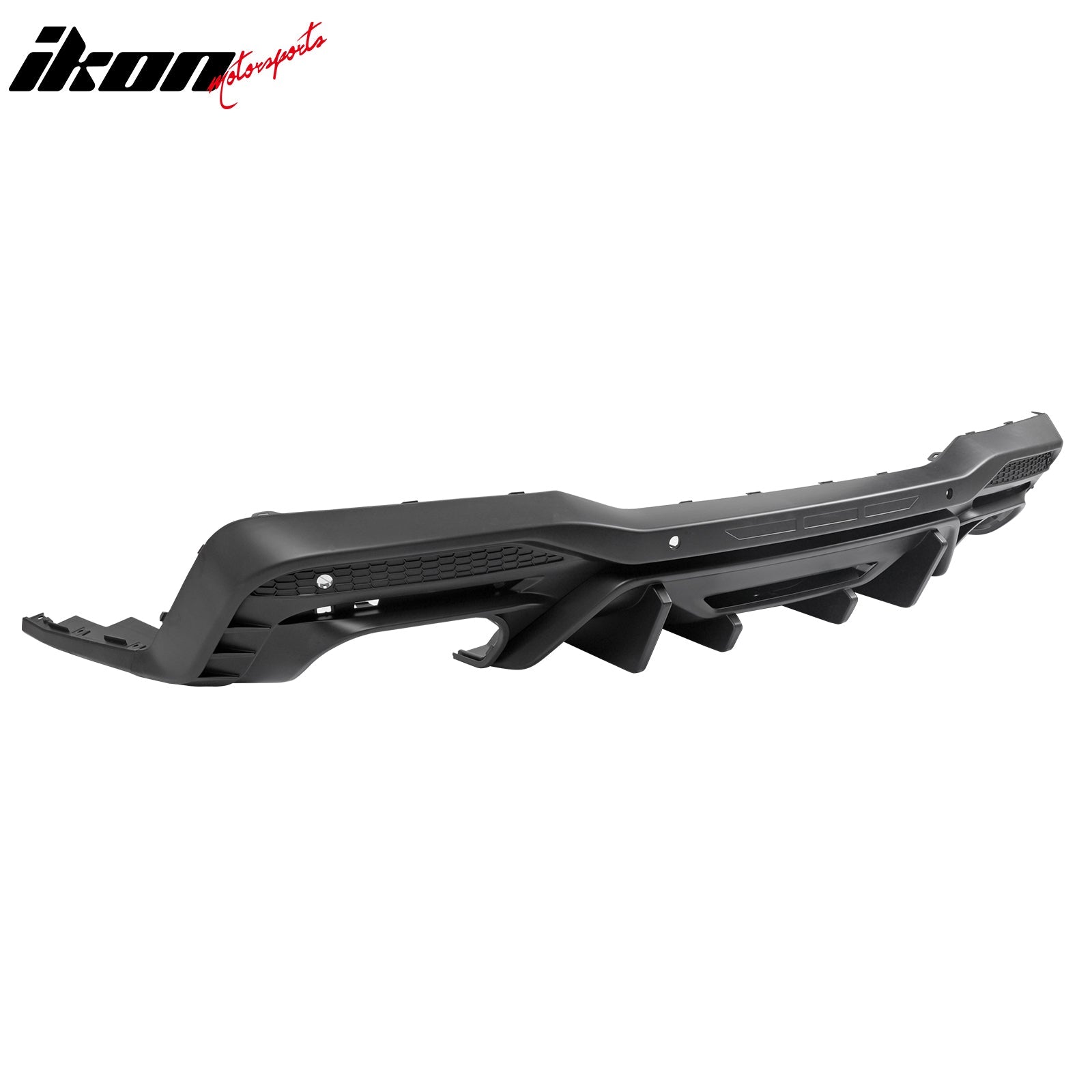 2024-2026 Ford Mustang Rear Bumper Diffuser Competition Style Matte Black
