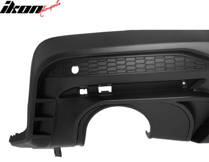 2024-2026 Ford Mustang Rear Bumper Diffuser Competition Style Matte Black