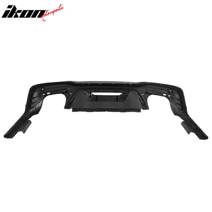 2024-2026 Ford Mustang Rear Bumper Diffuser Competition Style Matte Black