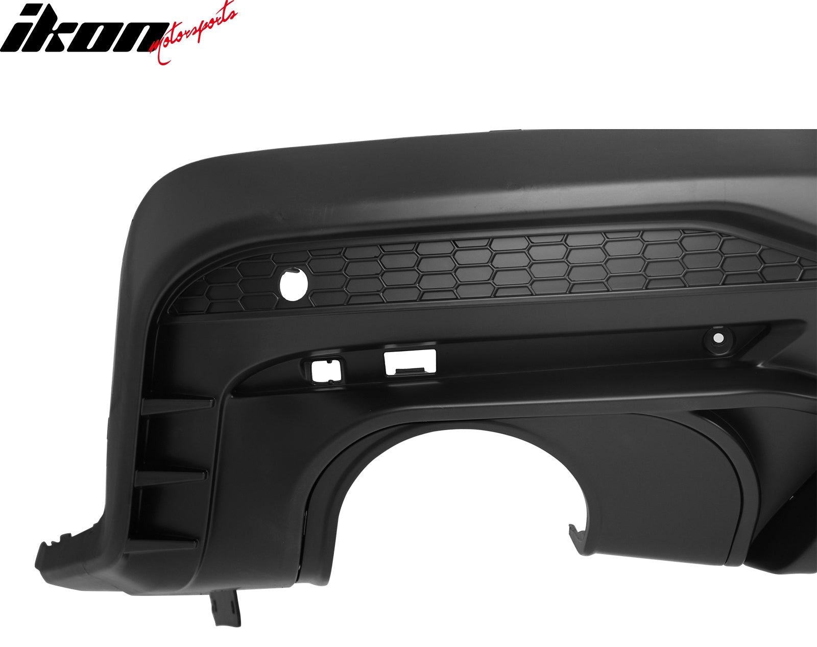 2024-2026 Ford Mustang Rear Bumper Diffuser Dark Horse Style Matte Black