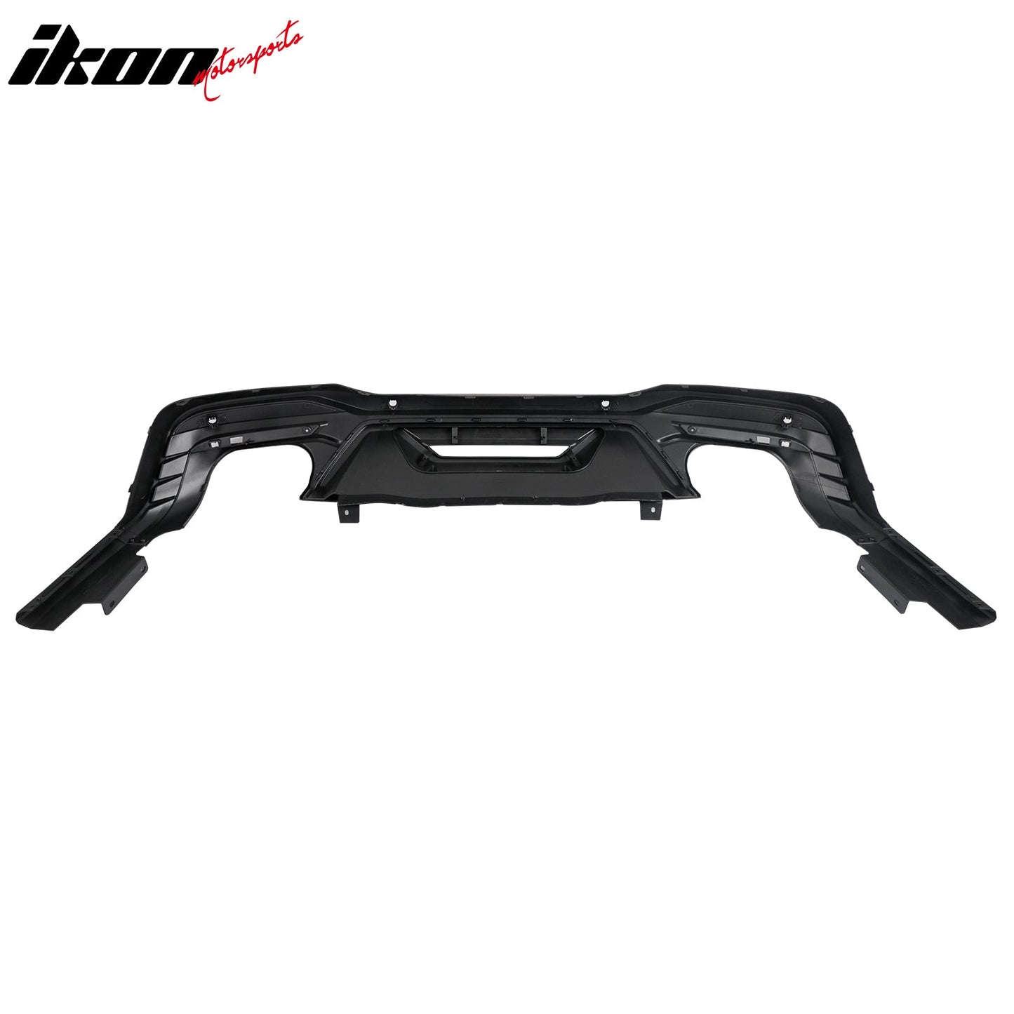 2024-2026 Ford Mustang Rear Bumper Diffuser Dark Horse Style Matte Black