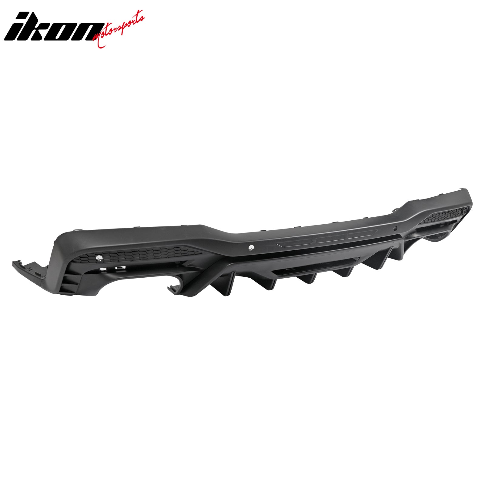 2024-2026 Ford Mustang Rear Bumper Diffuser Rock Style Matte Black