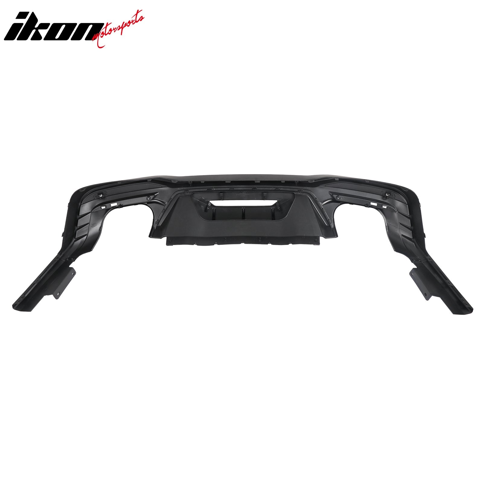 2024-2026 Ford Mustang Rear Bumper Diffuser Rock Style Matte Black