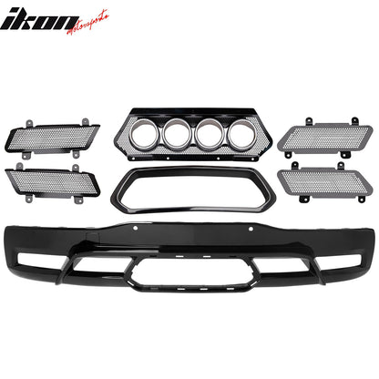 2020-2025 Chevy Corvette C8 Rear Diffuser Lip + Exhaust Muffler Pipe