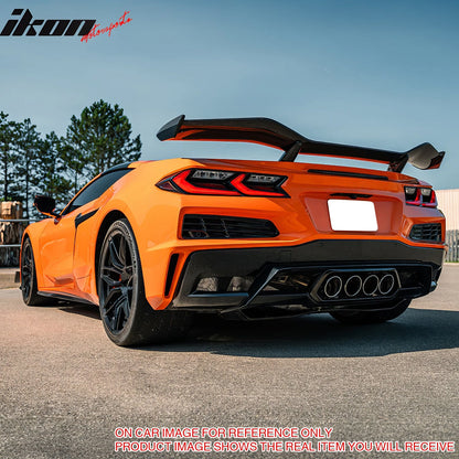 2020-2025 Chevy Corvette C8 Z06 Style Rear Bumper Cover W/ Grilles PP